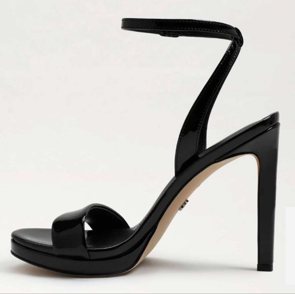 Sam Edelman Jade Strappy Heel Sandals Black -10 - Picture 4 of 11